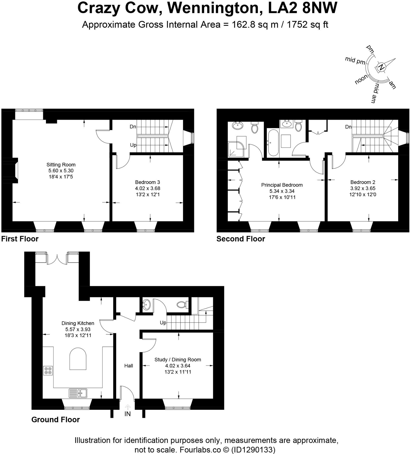 Crazy Cow, Wennington, LA2 8NW floorplan