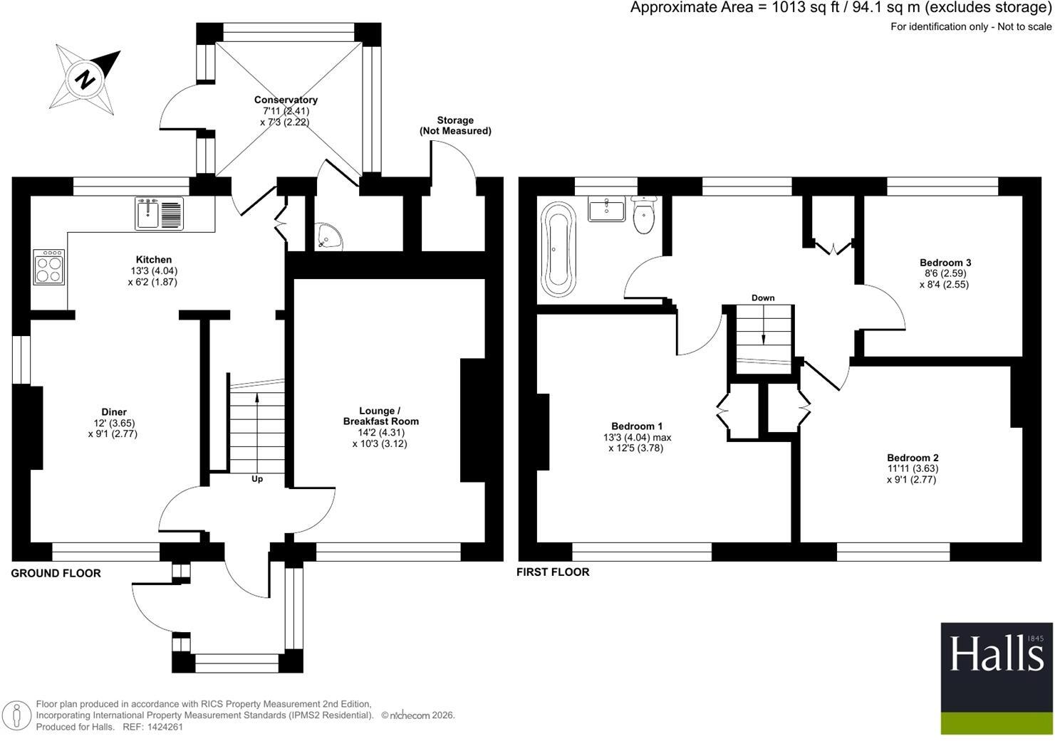 Cambria Avenue, Ellesmere. floorplan