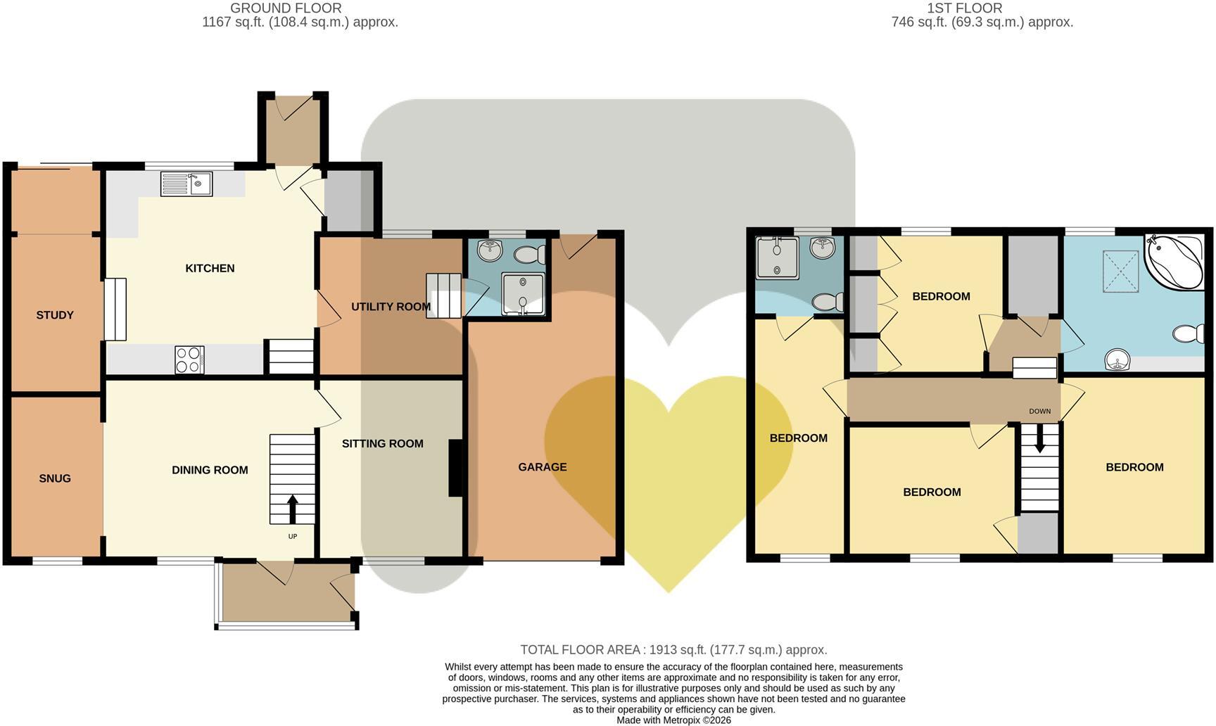 Kemming Road, Whitwell floorplan