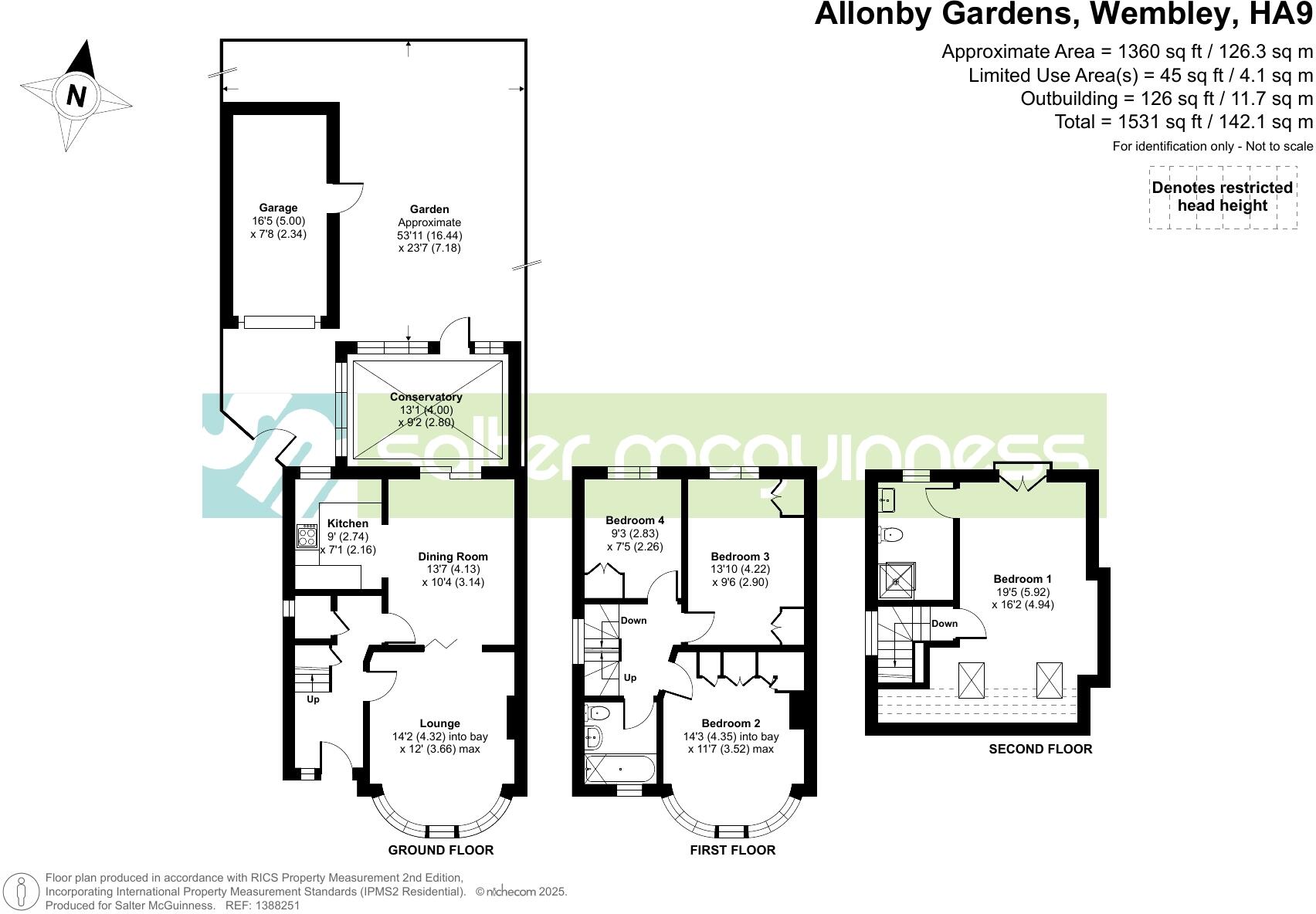Allonby Gardens, Wembley, HA9 8QX floorplan