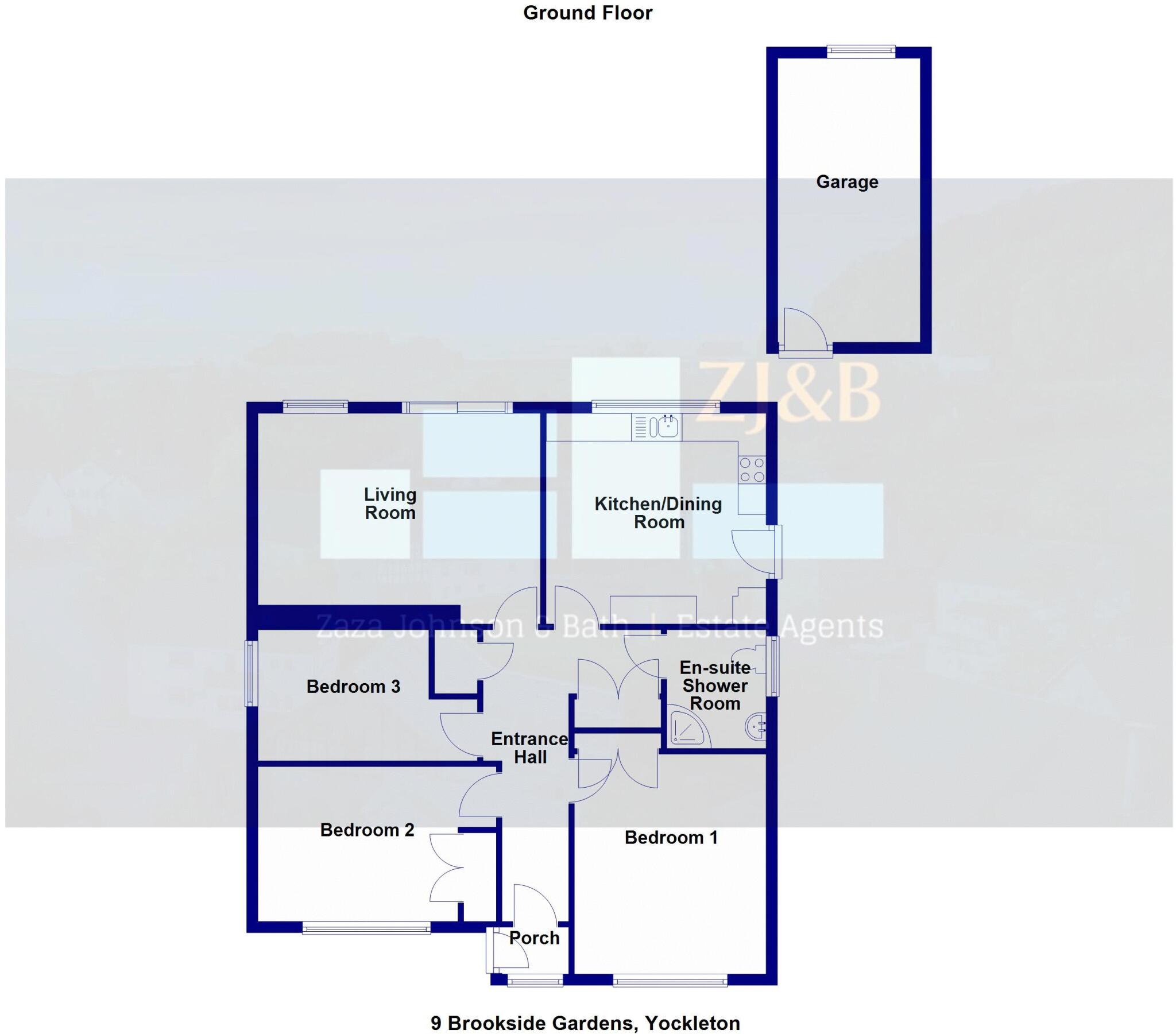 Brookside Gardens, Yockleton, Shrewsbury, SY5 9PR floorplan