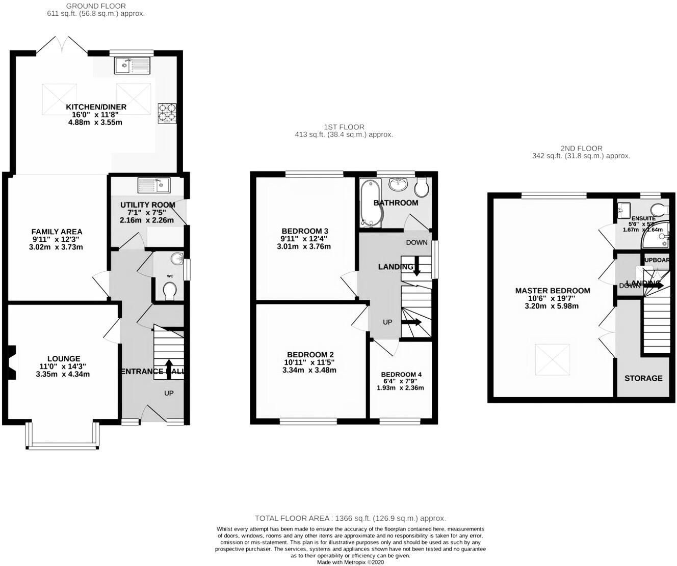 Campfield Road, St. Albans, Hertfordshire, AL1 floorplan