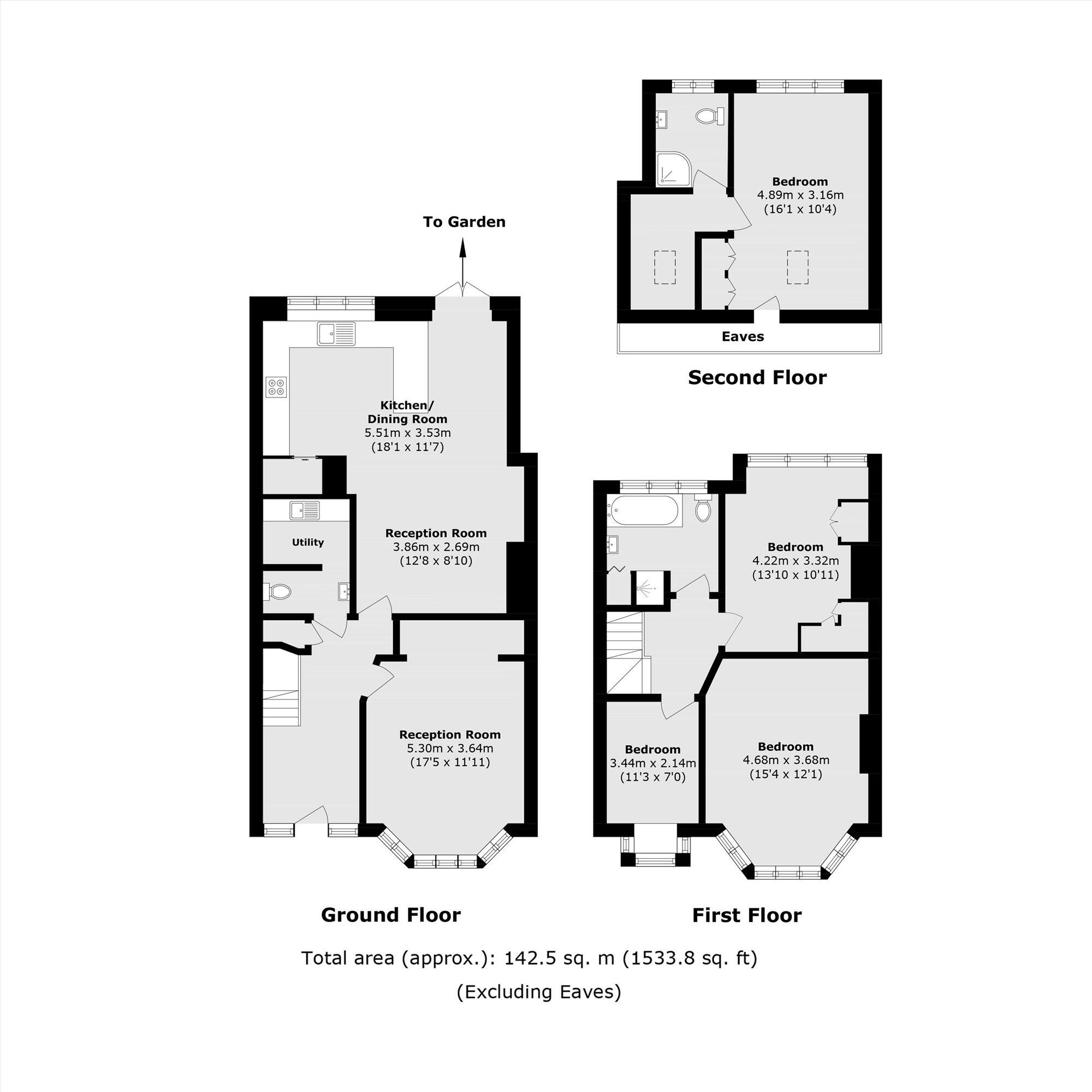 Michelham Gardens, Strawberry Hill floorplan