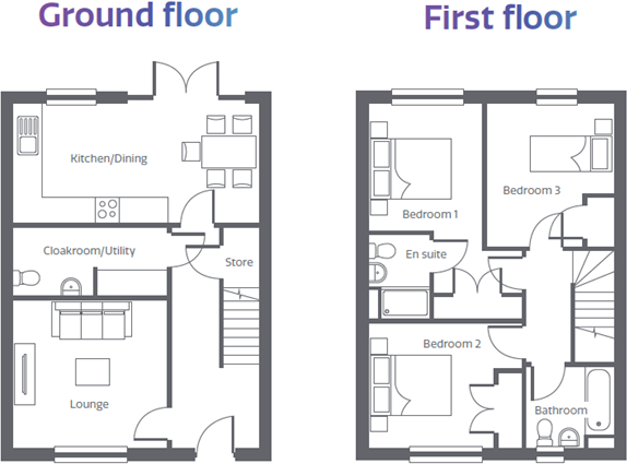 The Heather, 14 Keats Drive floorplan