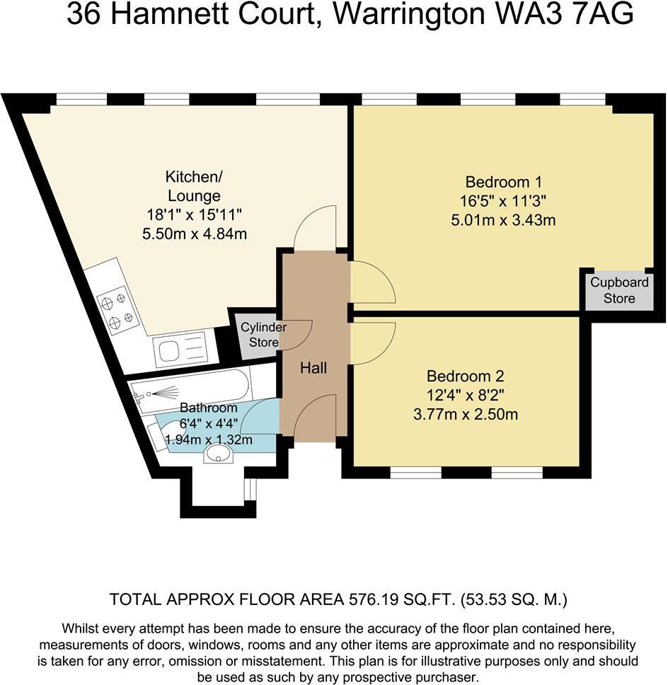 Hamnett Court, Warrington floorplan