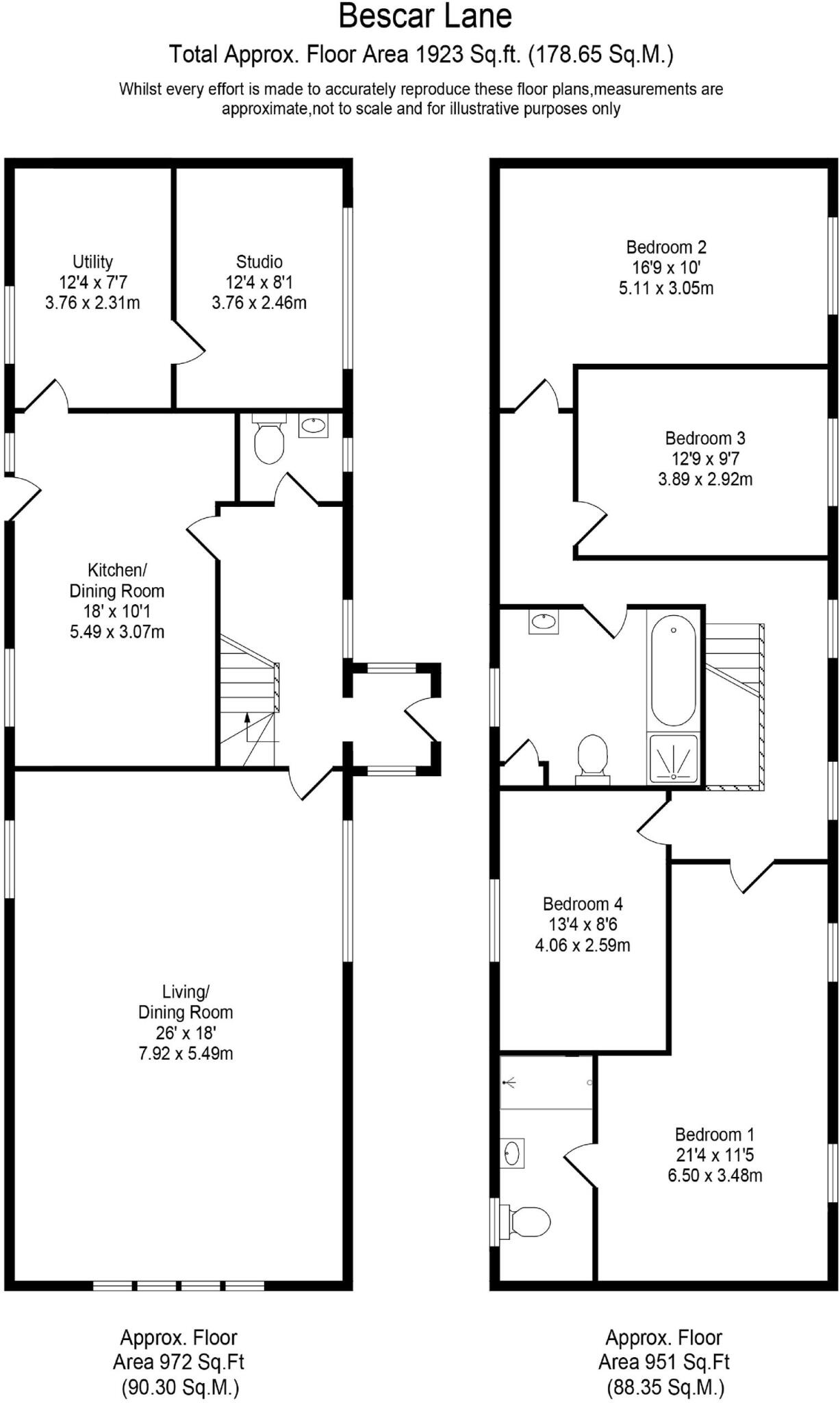 Bescar Lane, Scarisbrick, L40 floorplan