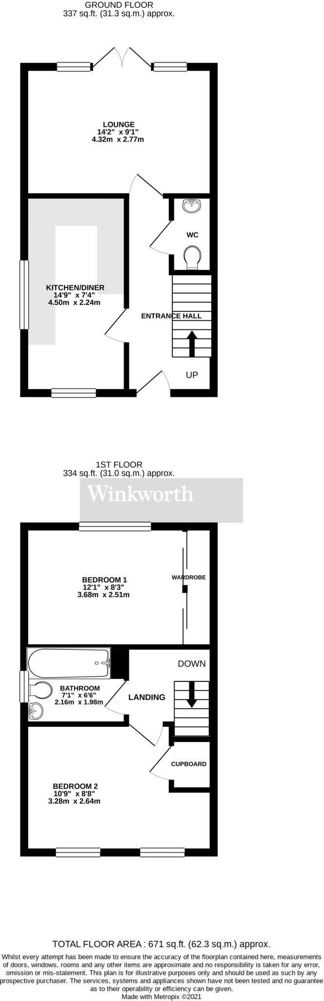 Silk Mill Road, Hellesdon, Norwich, Nofolk, NR6 floorplan