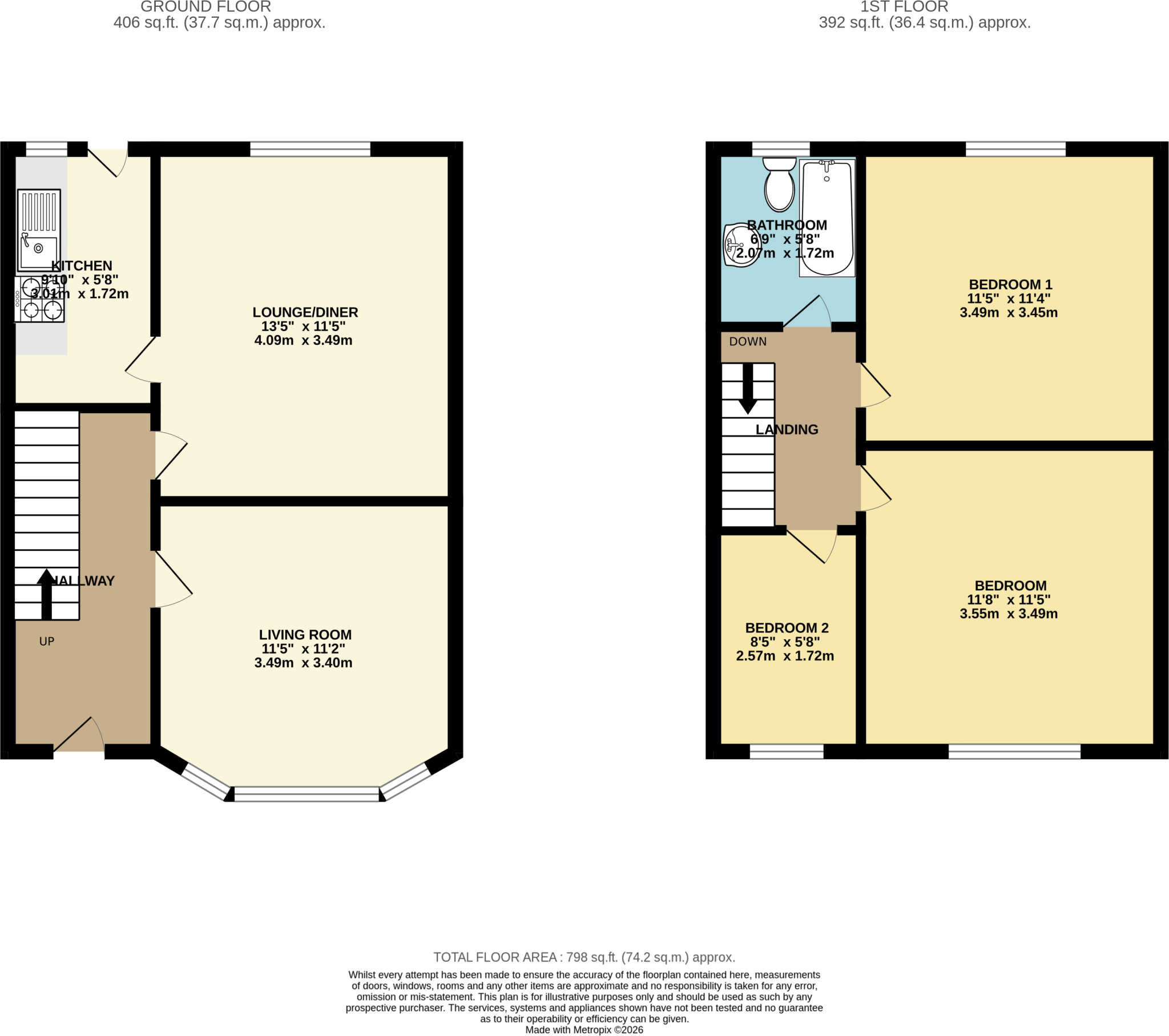 Brighton Range, Gorton floorplan