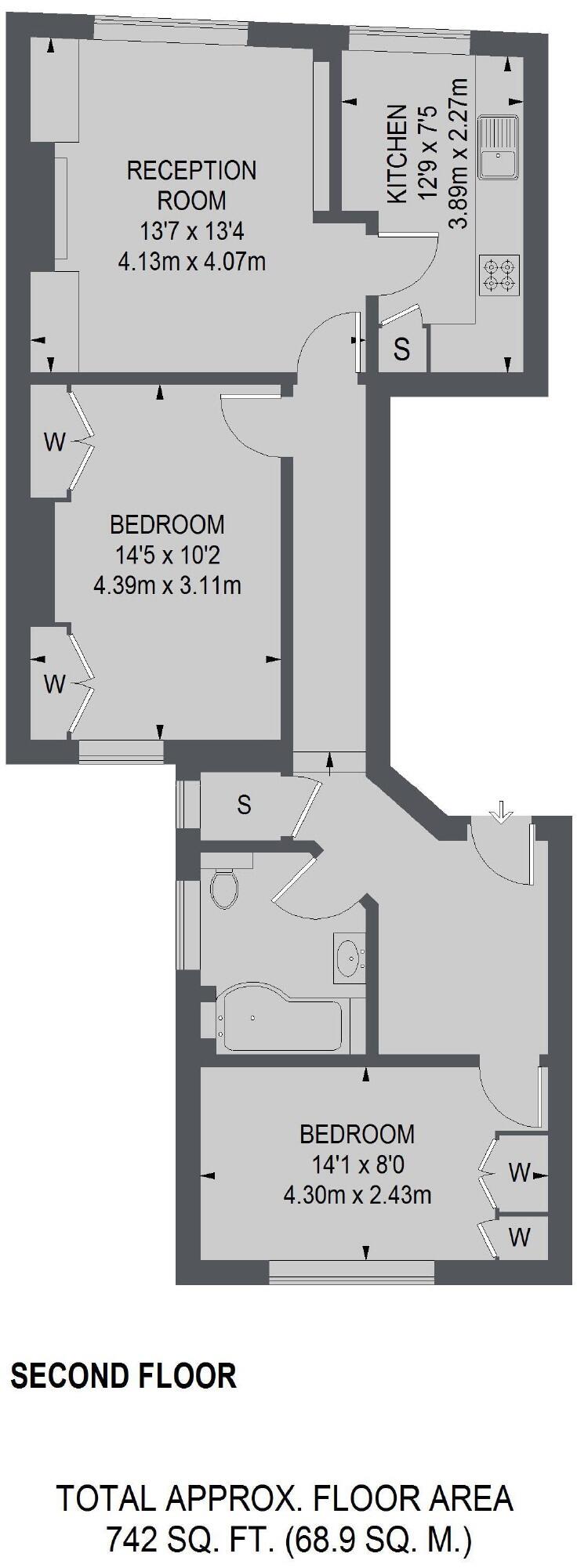 King Street, Hammersmith floorplan