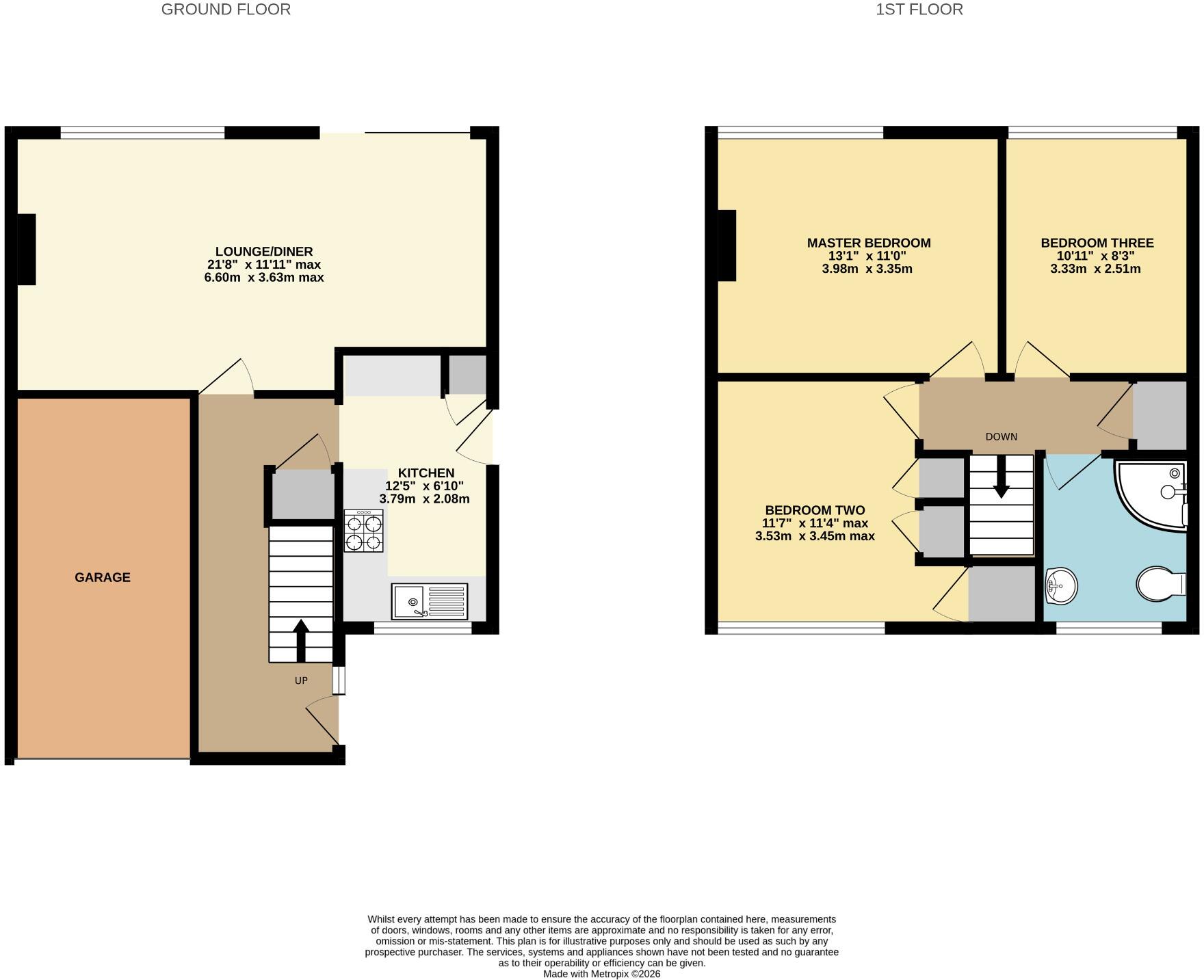 Hedge End! Chain Free! Potential To Improve! floorplan