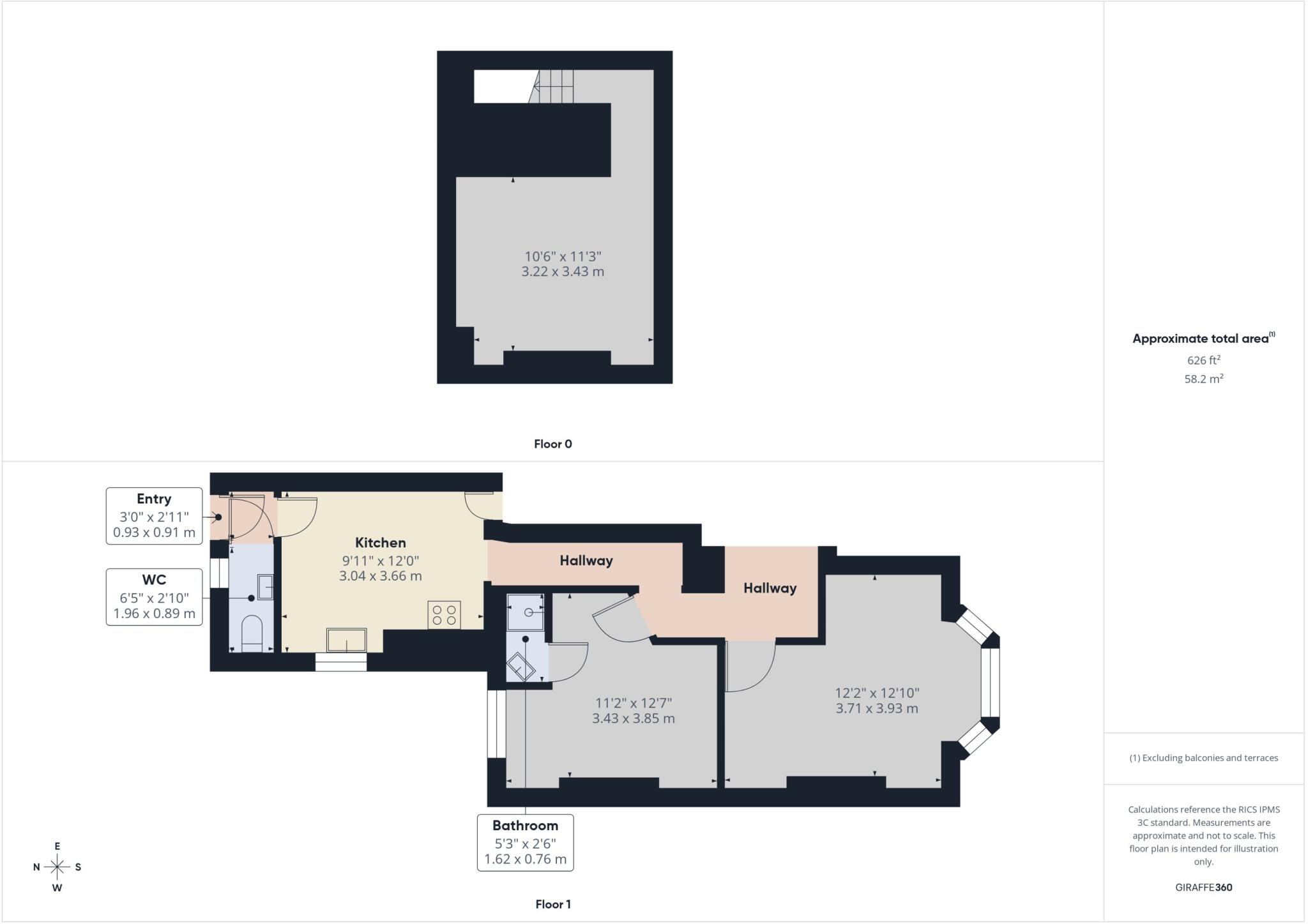 Somerset Road, Town Centre, Ashford, TN24 floorplan