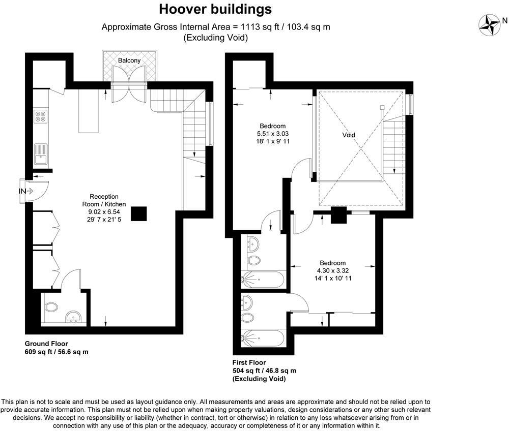 Hoover Building, Western Avenue, UB6 floorplan