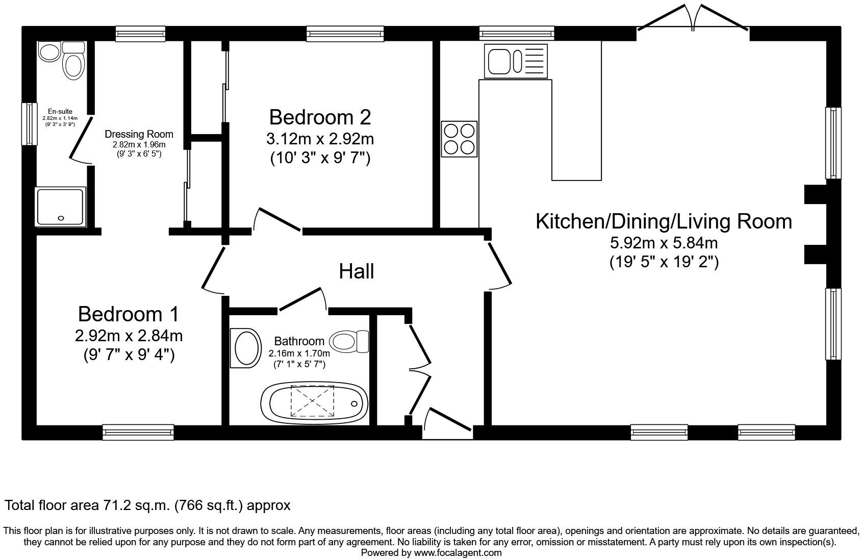 Golden Cross Village, East Sussex, BN27 floorplan