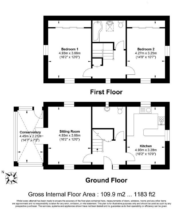 Mill Furlong Lane, High Street, Kington, Herefordshire, floorplan