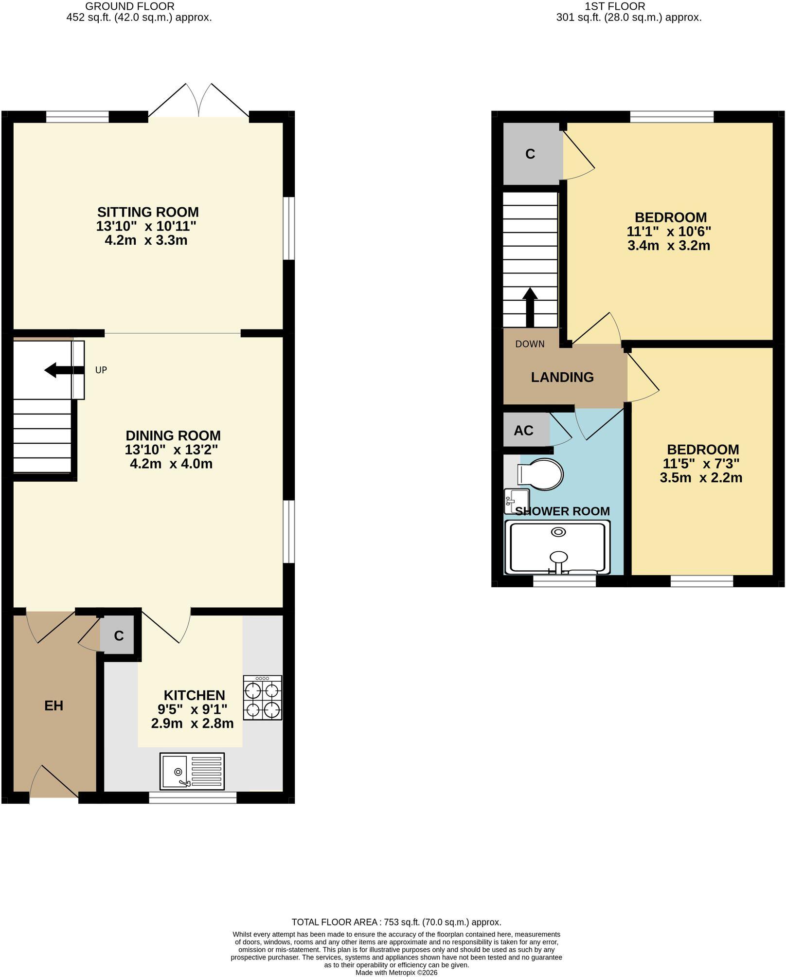 Drovers Way, Worcester, WR3 floorplan