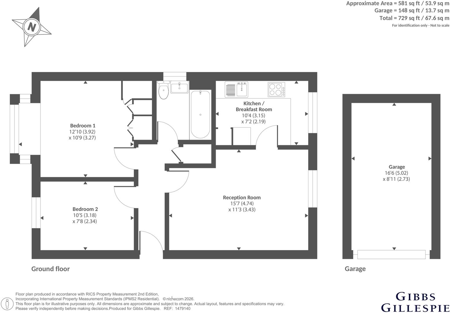 Redwood Close, Watford, Hertfordshire floorplan
