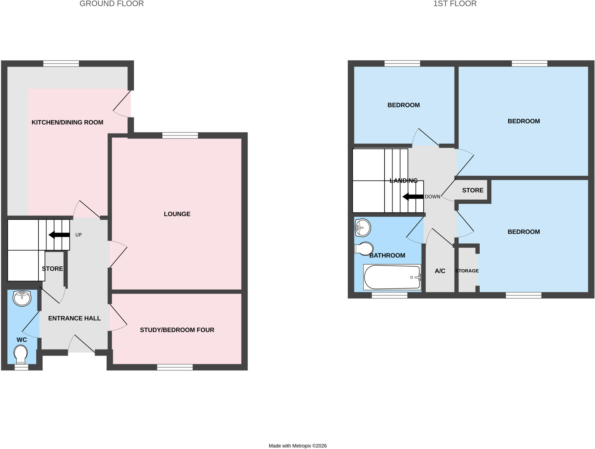Juniper Drive, Trench, Telford, Shropshire, TF2 floorplan