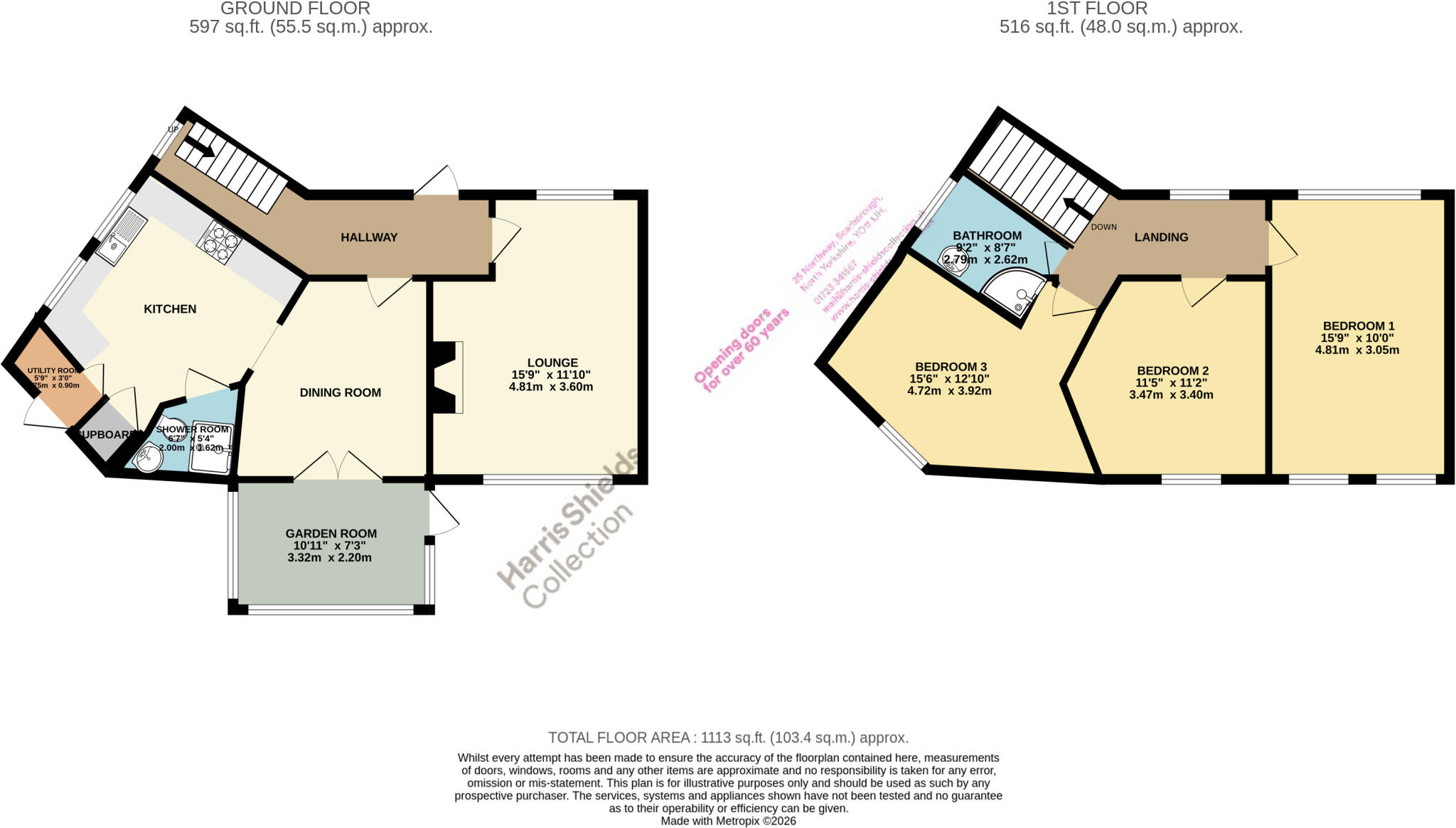 The Meads, Eastfield, Scarborough, North Yorkshire, YO11 floorplan