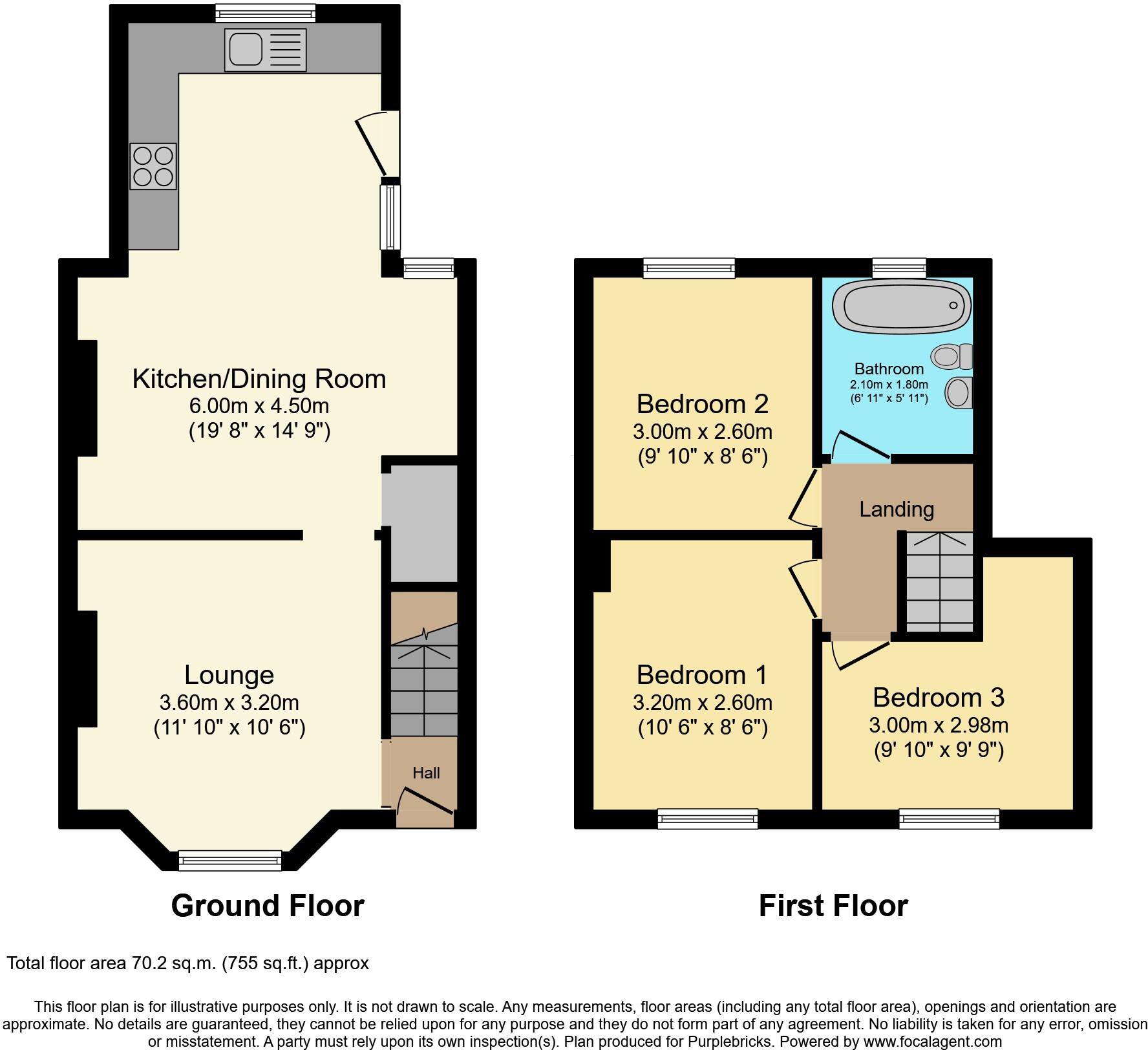 Dyas Avenue, Birmingham, B42 floorplan