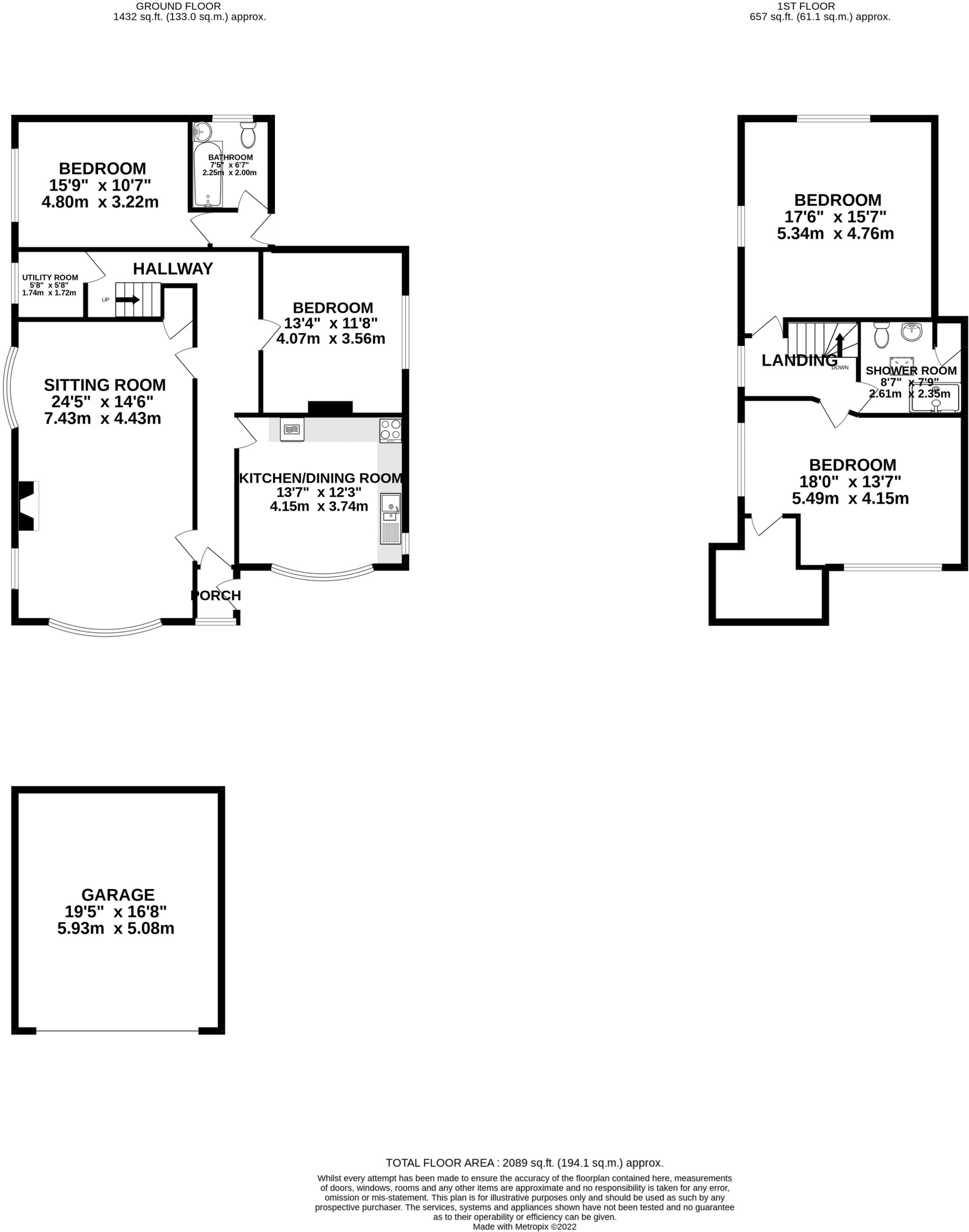 Portwrinkle, Crafthole, Cornwall, PL11 floorplan