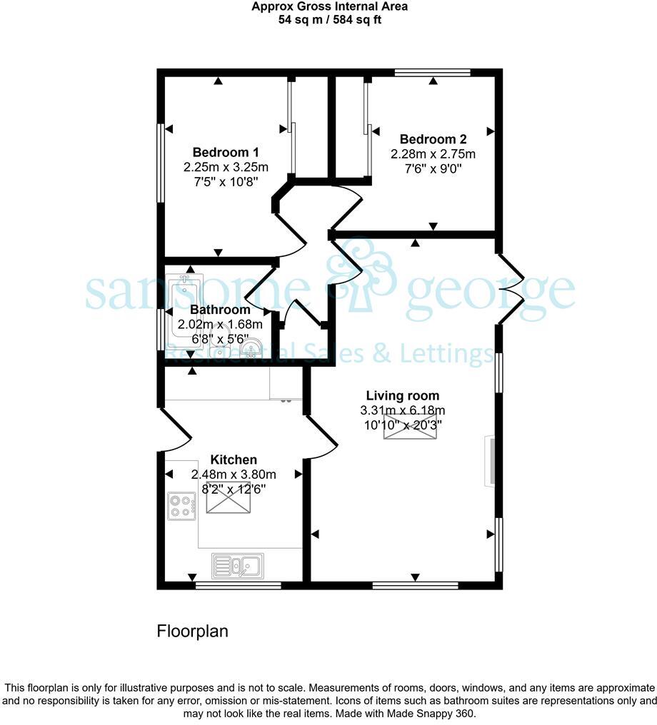 Second Ave, Garston Park, Tilehurst floorplan