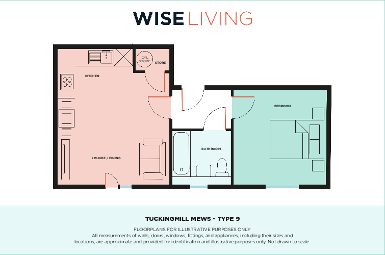 Hyns Golow An Kledh, Camborne, Cornwall floorplan