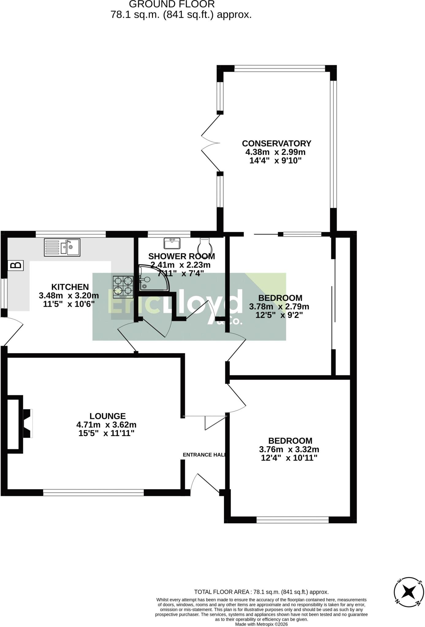 Cambridge Road Brixham floorplan