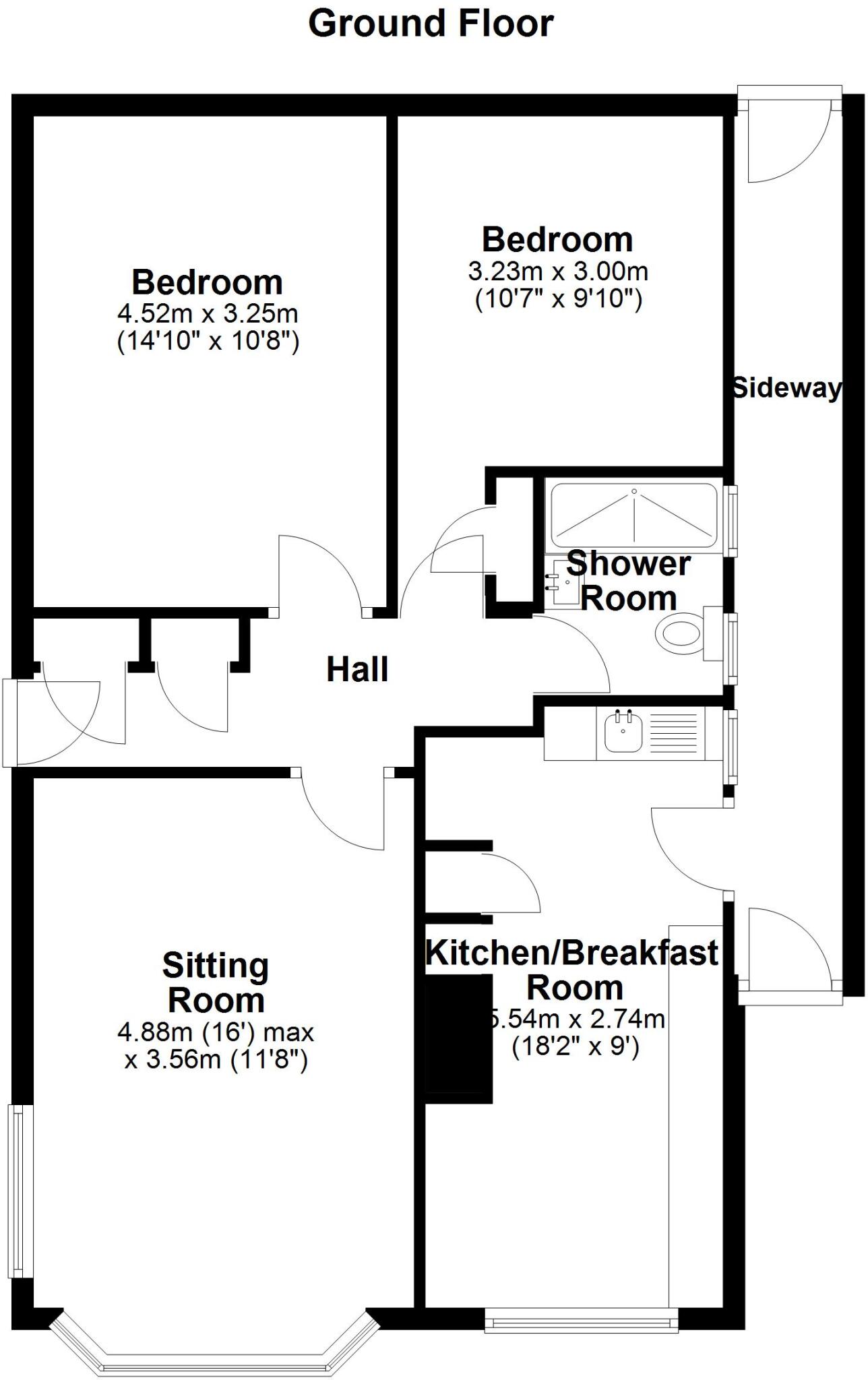 Rutland Close, Milton, BS22 floorplan