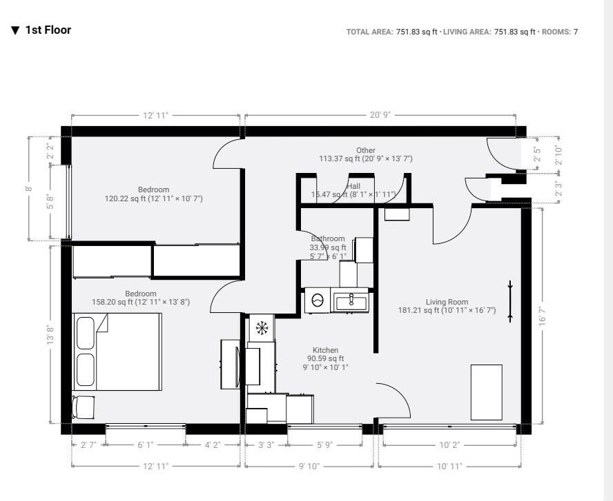 Roslin Road, Oxton VIllage, Merseyside, CH43 floorplan