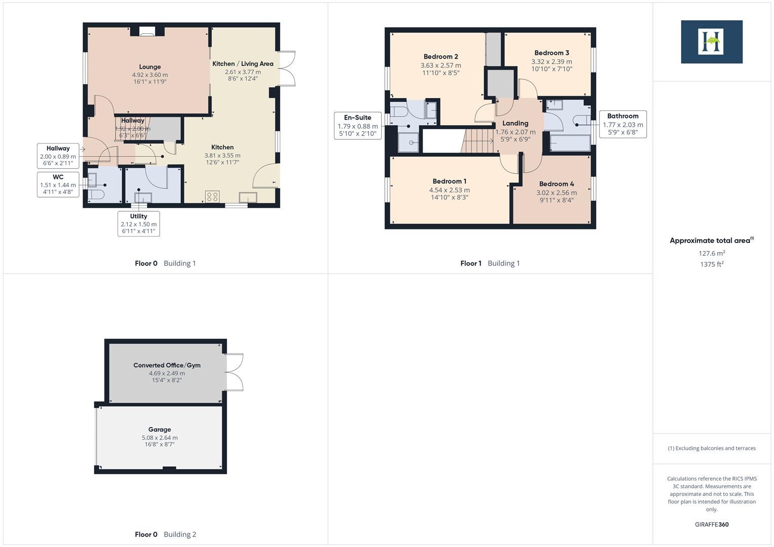 Hillpark, Buckland Brewer, Bideford floorplan