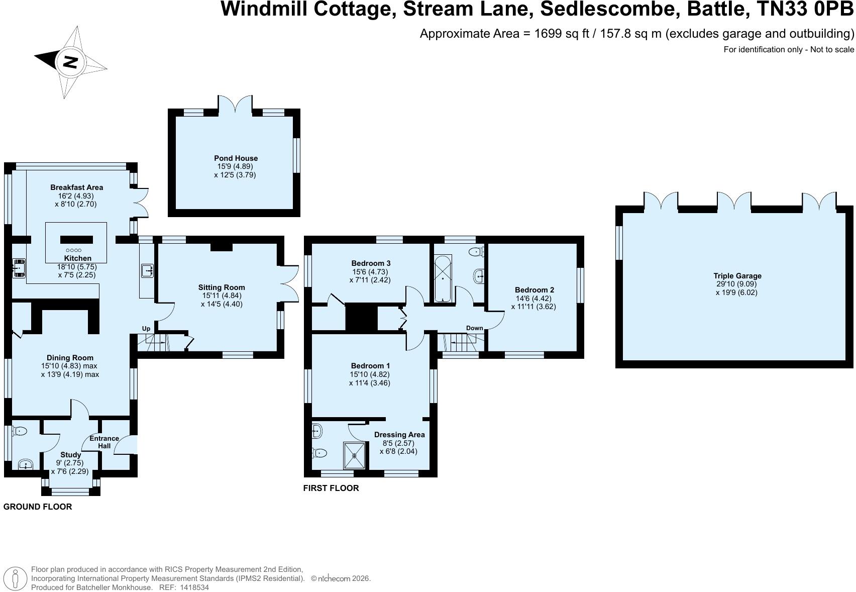 Stream Lane, Sedlescombe floorplan