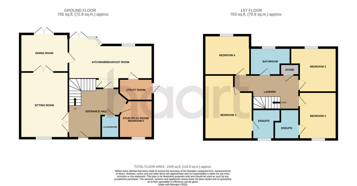 Jermyn Way, Tharston floorplan