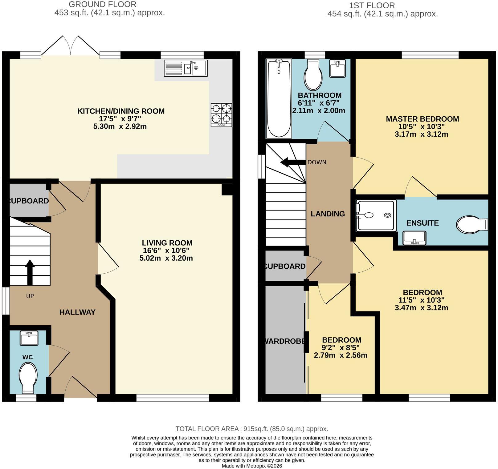 Mitcham Grove, Priorslee, TF2 floorplan