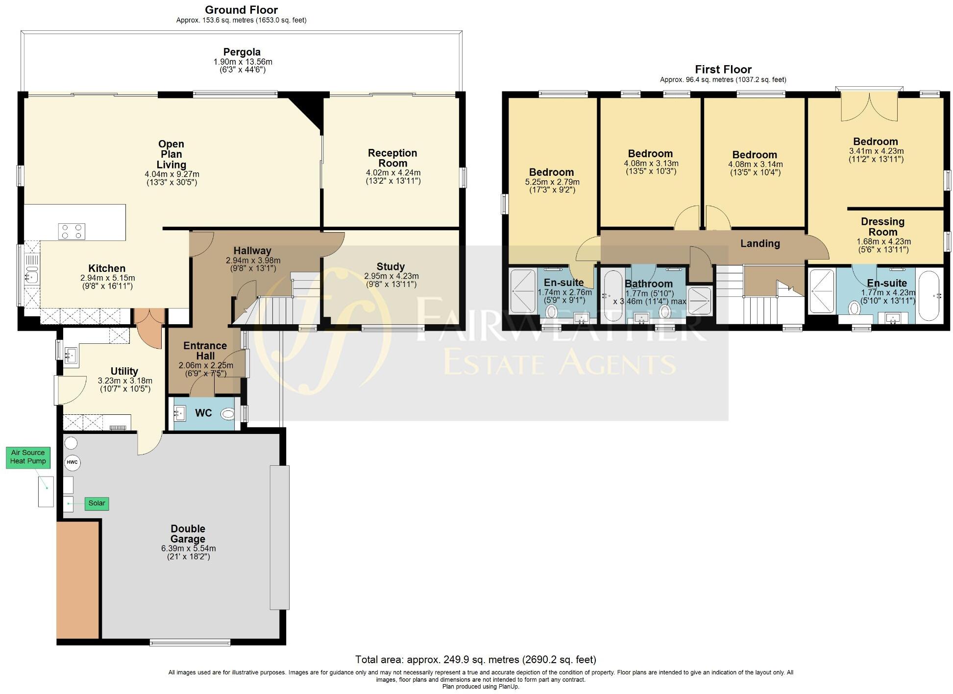 1, Meridian Close, Hagworthingham,Spilsby,PE23 4AA floorplan