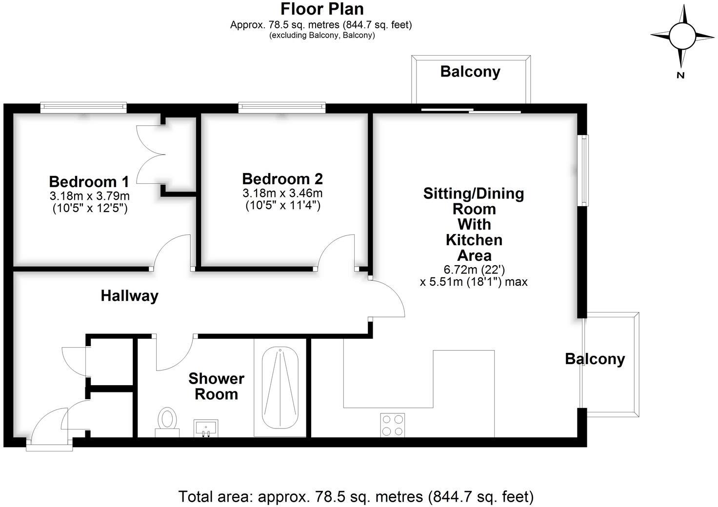 Fountain Way, Salisbury floorplan