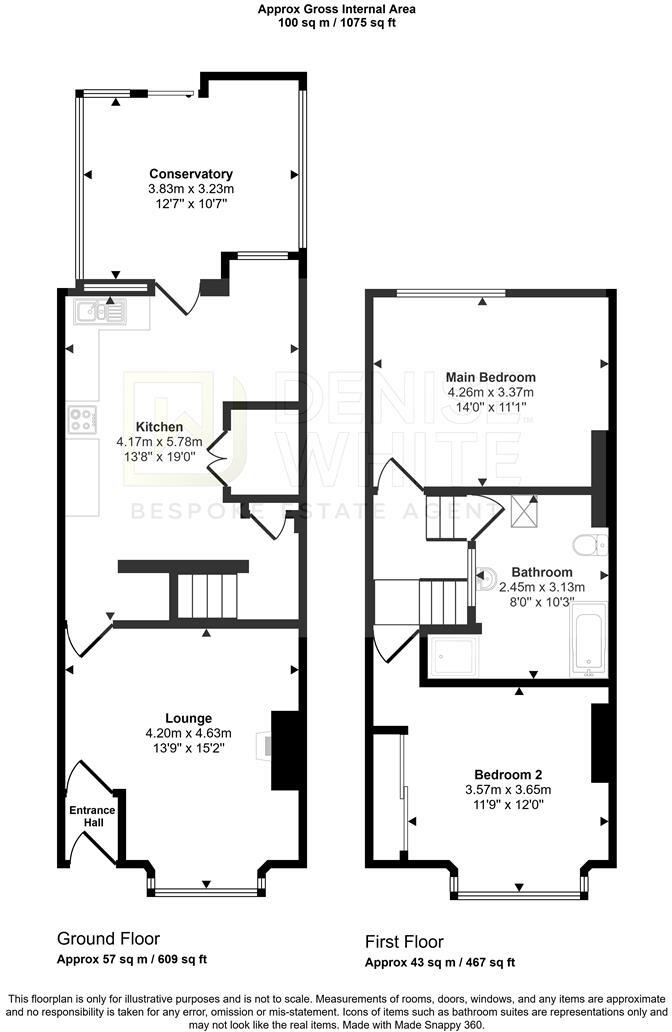 Langford Street, Leek floorplan