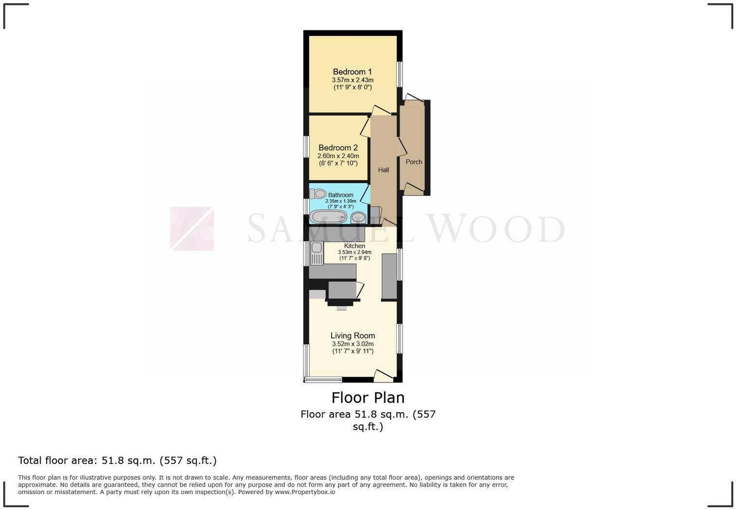 Dinham, Ludlow floorplan