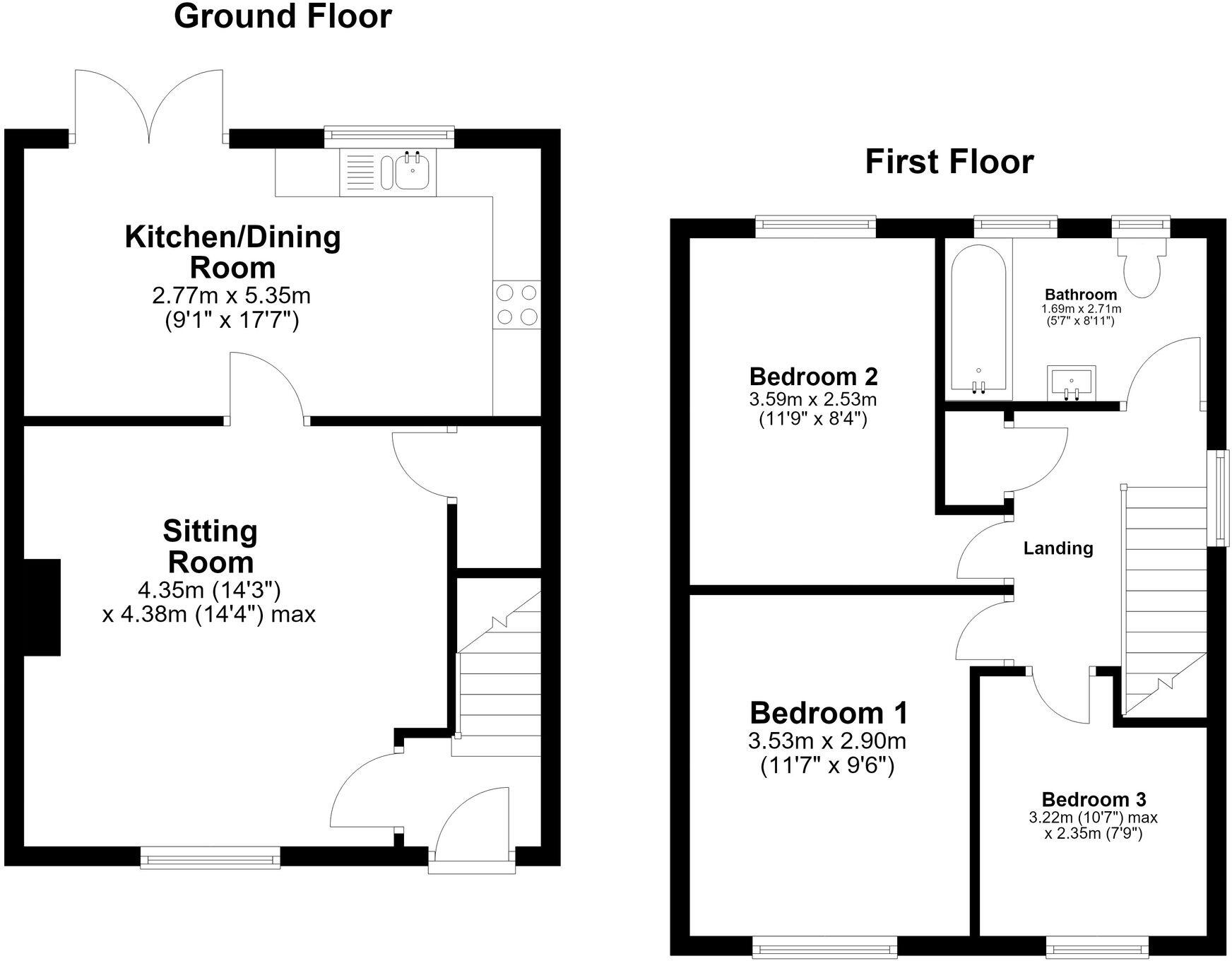 Upton Gardens, Upton-Upon-Severn, WR8 floorplan