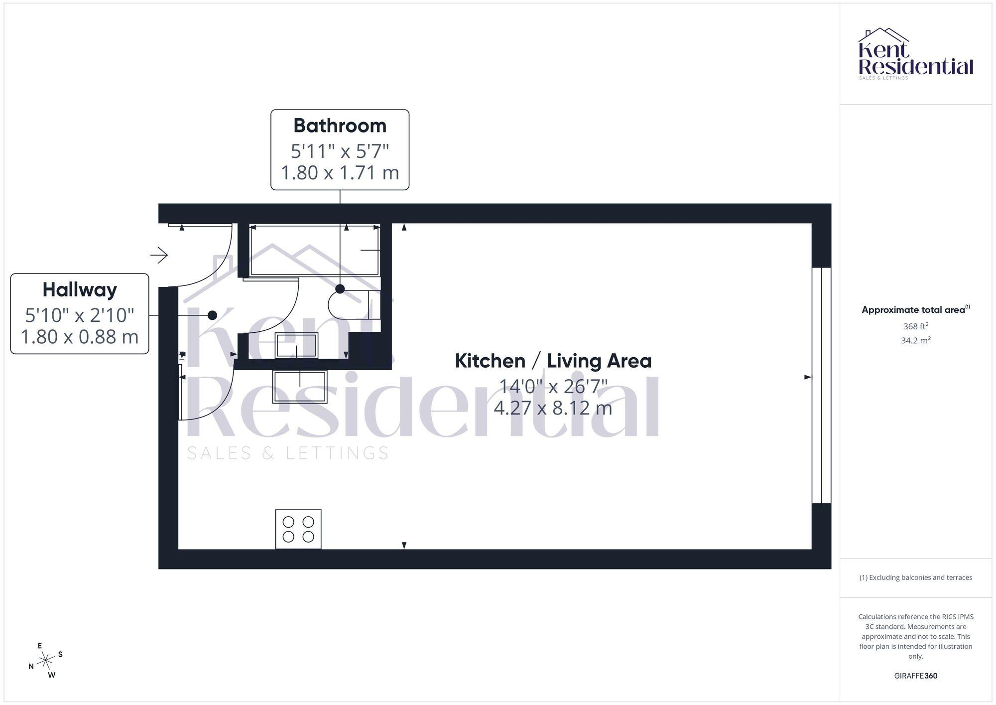 Dalton Street, Deana Court Dalton Street, ME7 floorplan