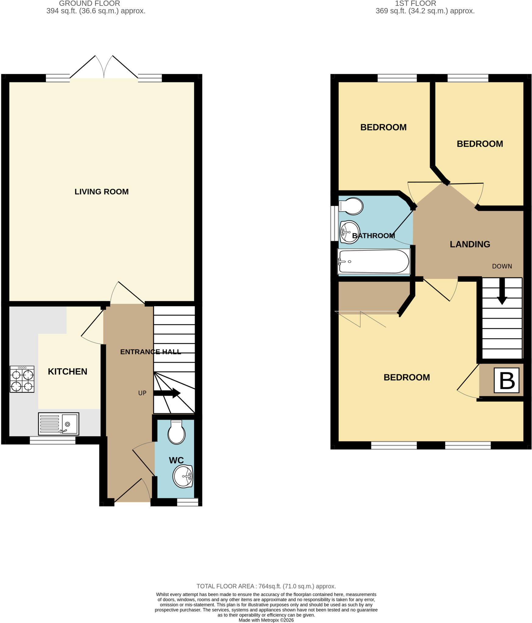 Gregson Walk, Dawley, Telford, Shropshire floorplan