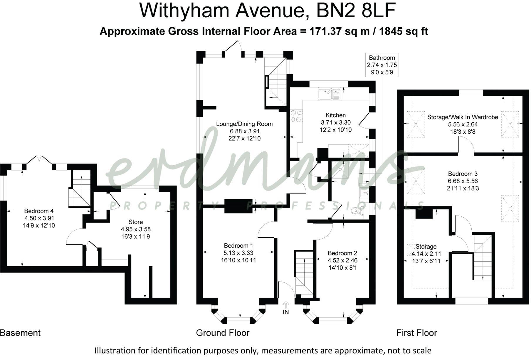 Withyham Avenue, Saltdean, BN2 floorplan