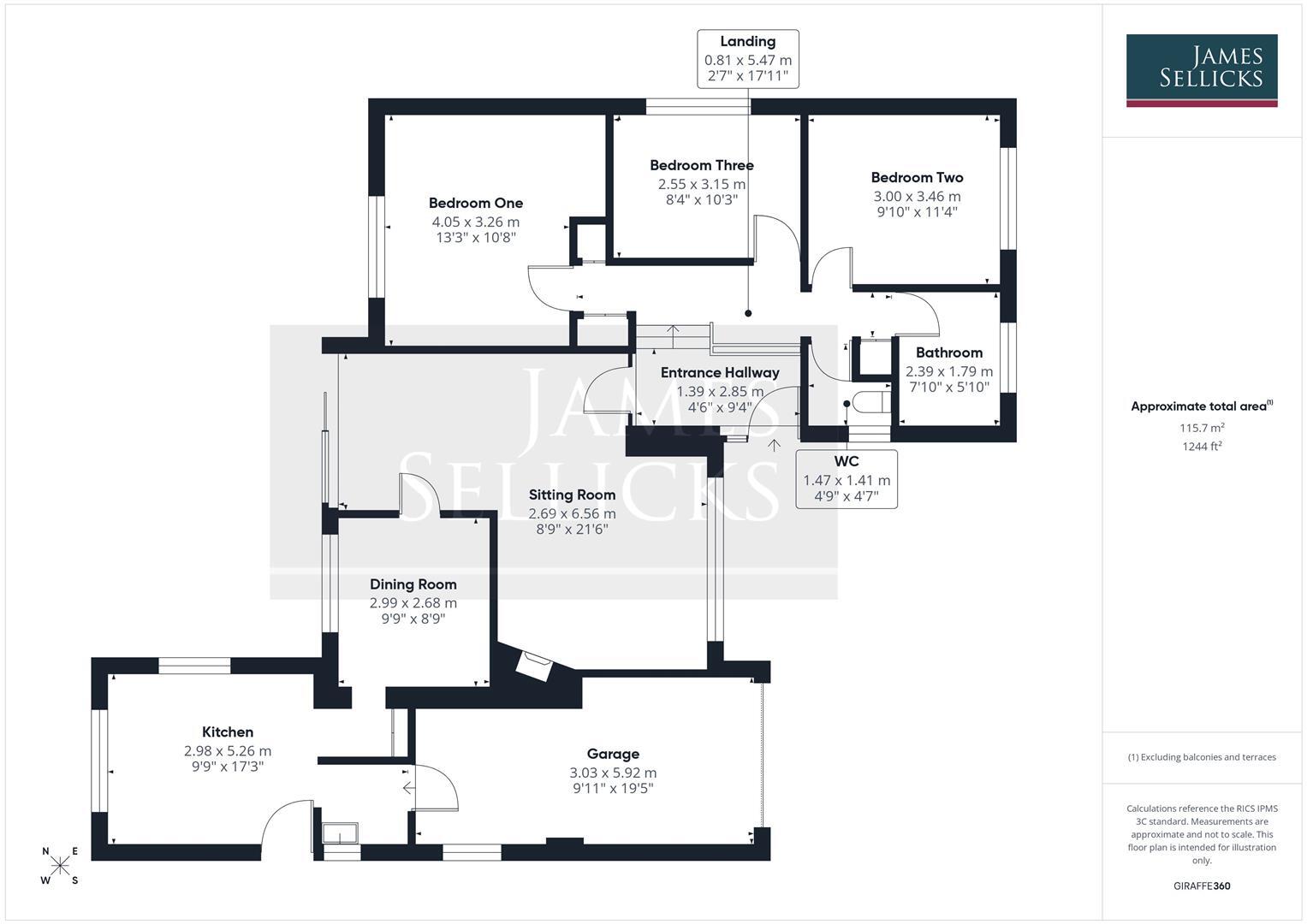 High Acres, Billesdon, Leicester floorplan