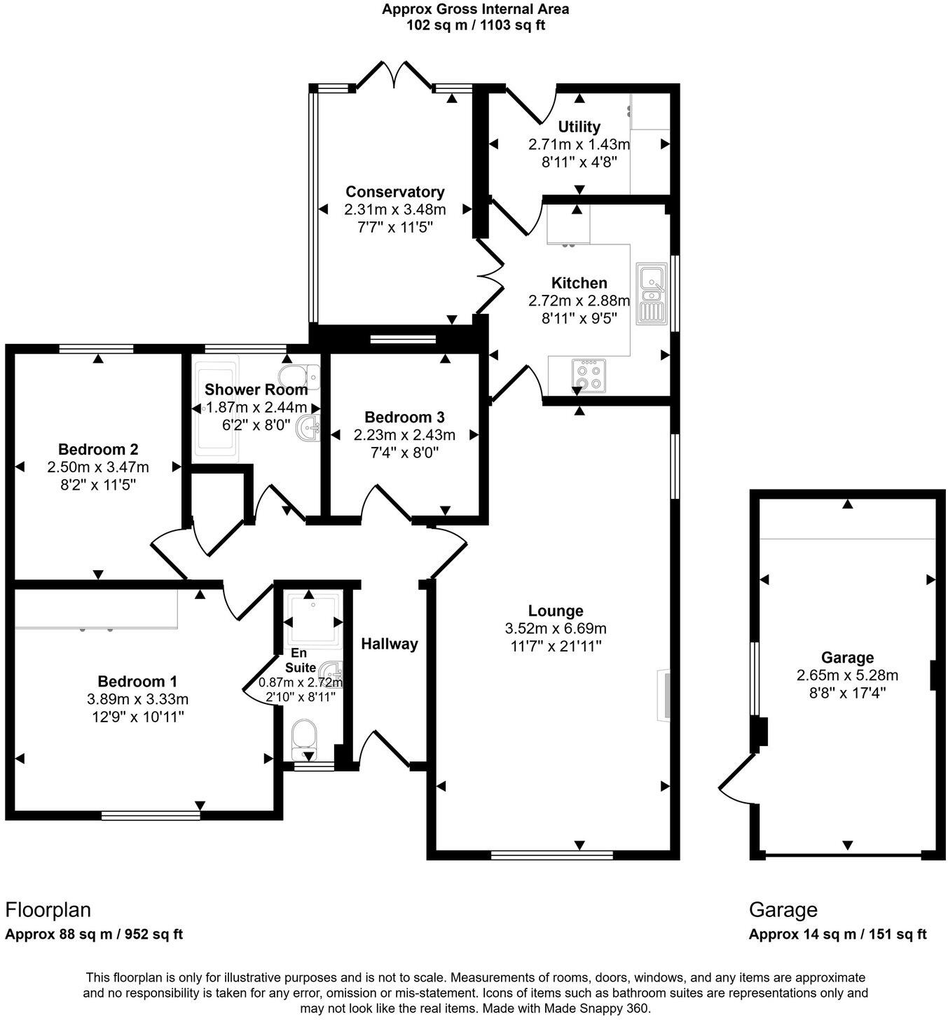 Maen Gwyn, Abergele, Conwy, LL22 7BZ floorplan