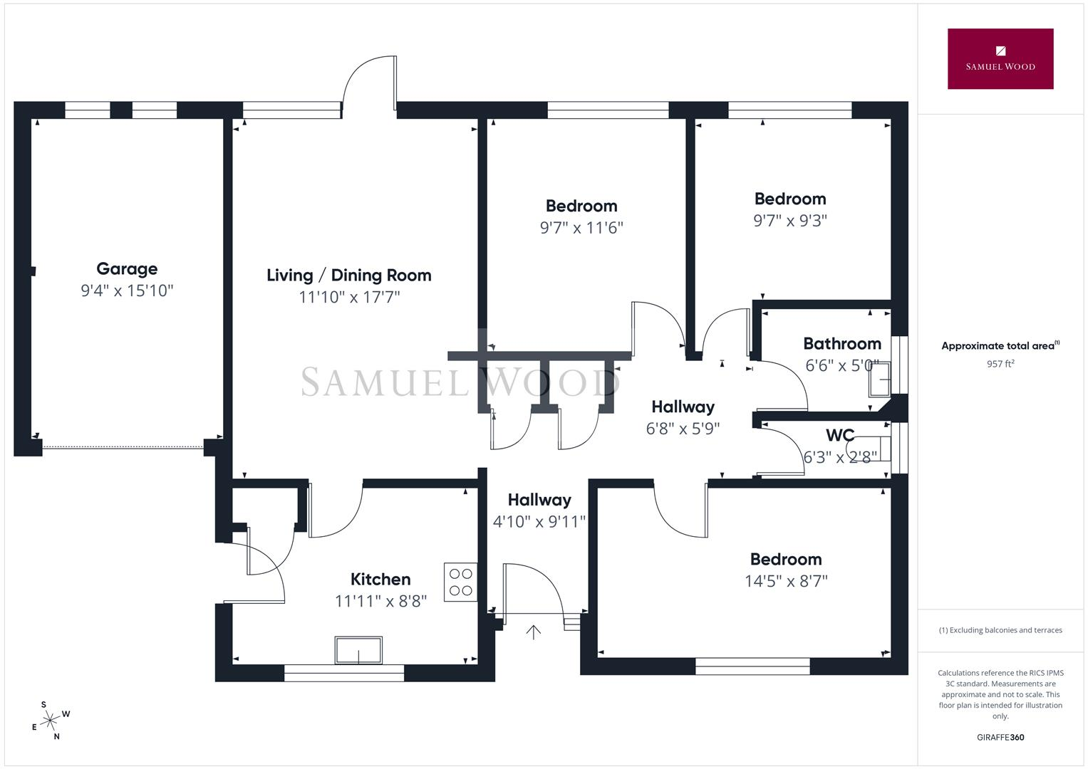 Broom Drive, Minsterley, Shrewsbury floorplan