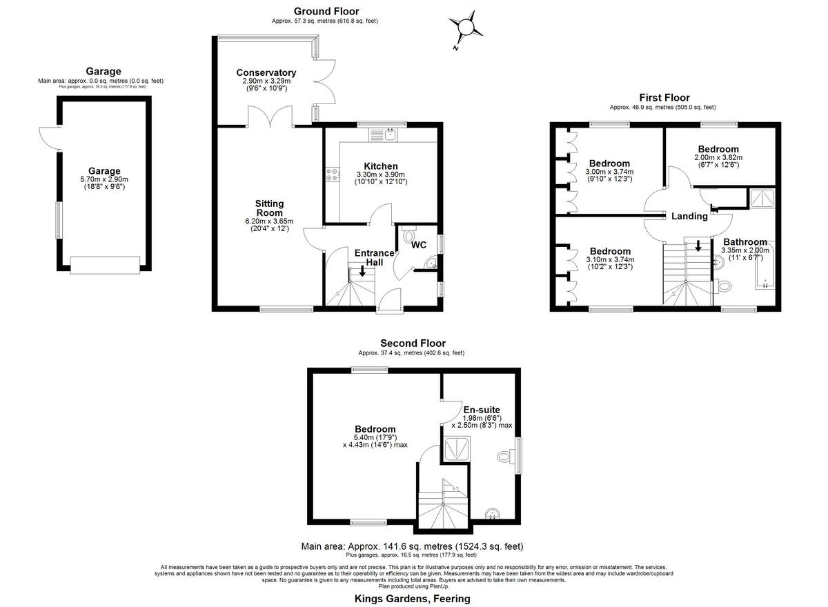 Kings Gardens, Colchester, CO5 floorplan