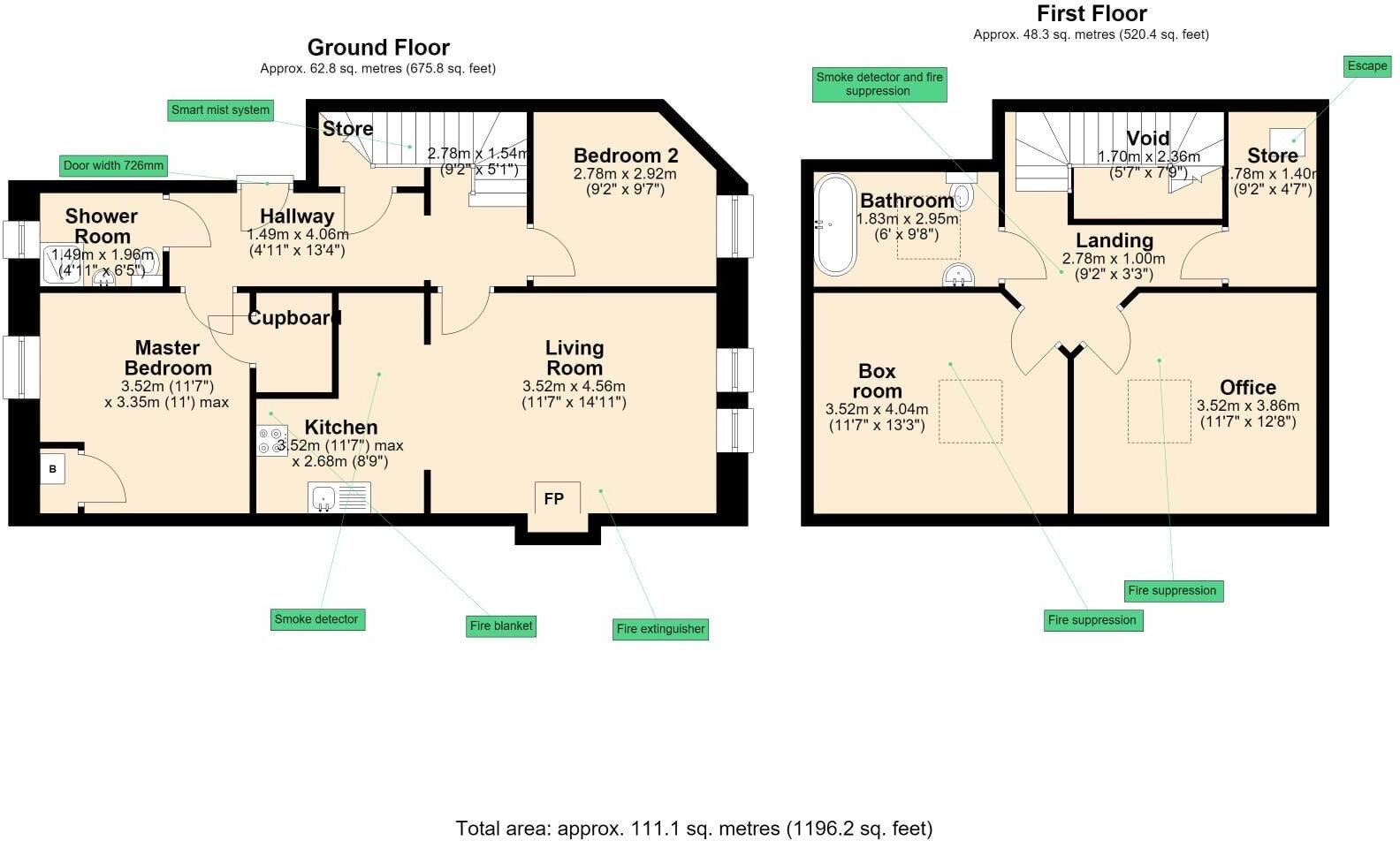 Dunedin Street, Broughton, Edinburgh floorplan