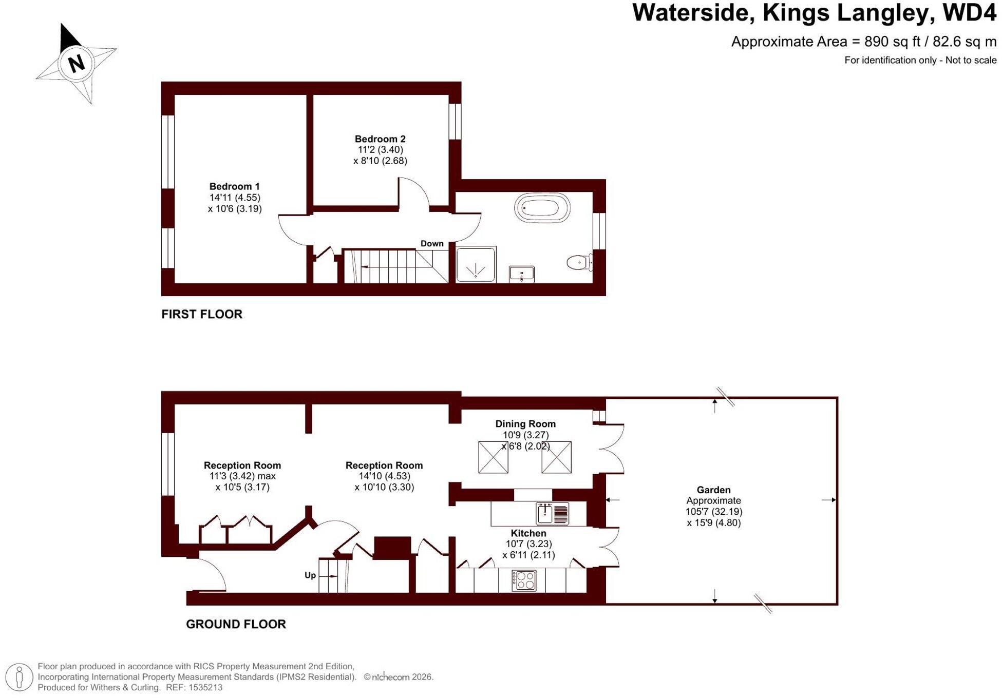 Waterside, Kings Langley, WD4 floorplan
