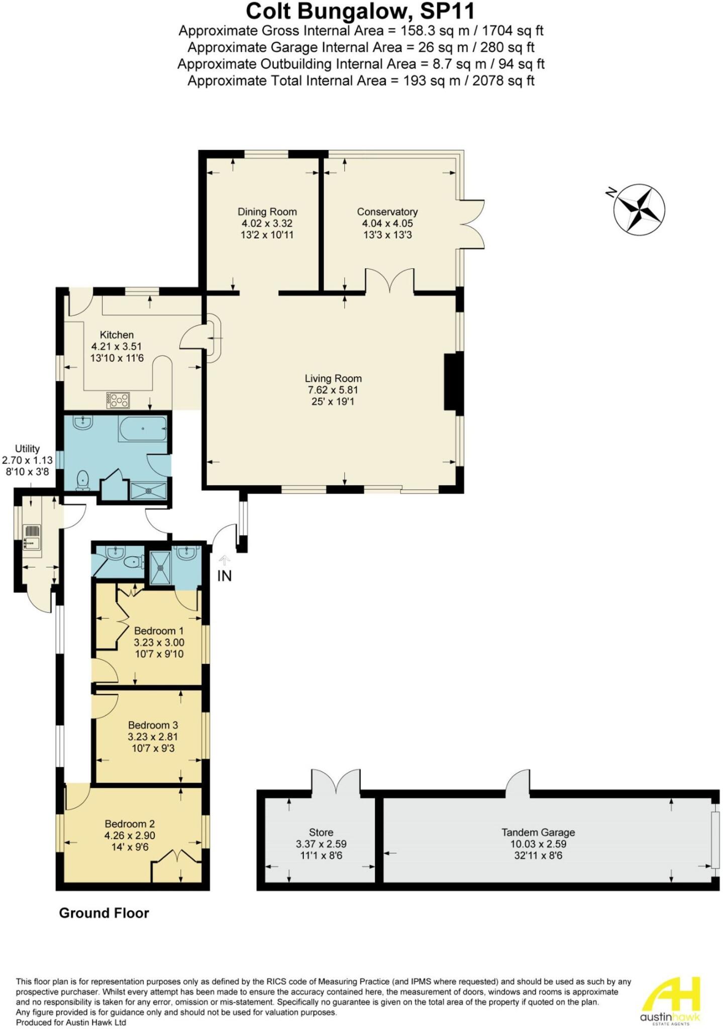 Andover Down, Andover, SP11 floorplan