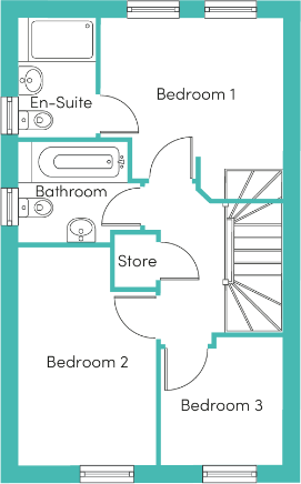 Elsham Place, Newark , NG24 floorplan