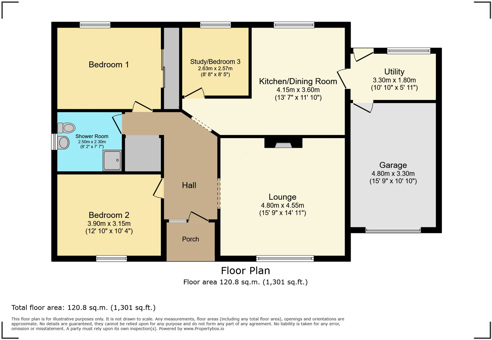 Riverside Park, Canonbie, DG14 floorplan